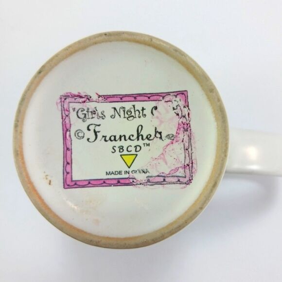Franchelle Girls Night Out Coffee Mug One. Dress Shopping Motif Boutique - Picture 10 of 10